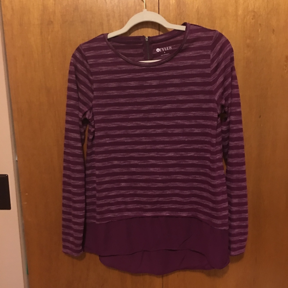 Stylus Long sleeve shirt Wine Small